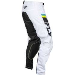 FLY RACING Kinetic Prix Hose - weiß/schwarz/fluo gelb