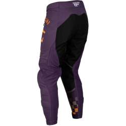 FLY RACING Lite Damenhose - Deep Purple/Weiß/Neon Coral