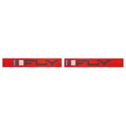 Masque FLY RACING Zone rouge/anthracite - écran argent/fumé