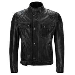 BELSTAFF BROOKLANDS VESTE HOMMES-Noir