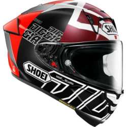 Casque intégral Shoei X-Spirit Pro Diggia 2 TC-1, rouge-bleu-blanc