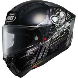 Casque intégral Shoei X-Spirit Pro Crosslogo TC-5, noir-blanc