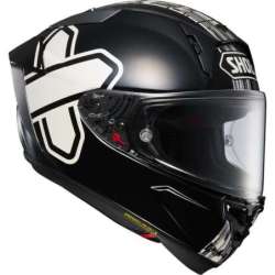 Casque intégral Shoei X-Spirit Pro Crosslogo TC-5, noir-blanc