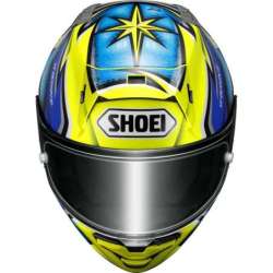 Integralhelm Shoei X-Spirit Pro Daijiro TC-3, blau-gelb