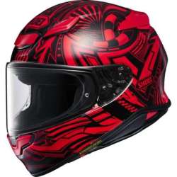 Casque intégral Shoei NXR2 Beaut TC-1, blanc-noir-rouge