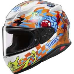 Casque intégral Shoei NXR2 Yago TC-2, blanc-orange bleu
