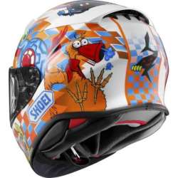 Casque intégral Shoei NXR2 Yago TC-2, blanc-orange bleu
