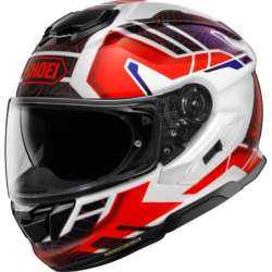 Casque intégral Shoei GT-Air 3 Hike TC-10, blanc-rouge-bleu