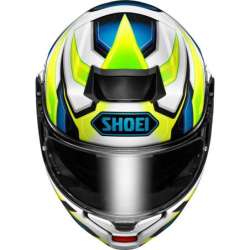 Casque modulable Shoei Neotec 3 Anthem TC-3, blanc- bleu-jaune