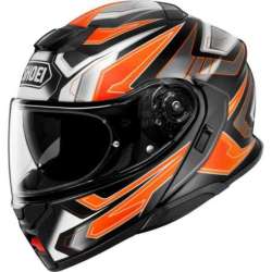 Casque modulable Shoei Neotec 3 Anthem TC-8, noir-orange-blanc