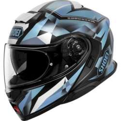 Casque modulable Shoei Neotec 3 Fragments TC-2, noir-bleu-blanc
