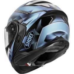 Modularer Helm Shoei Neotec 3 Fragments TC-2, schwarz-blau-weiß