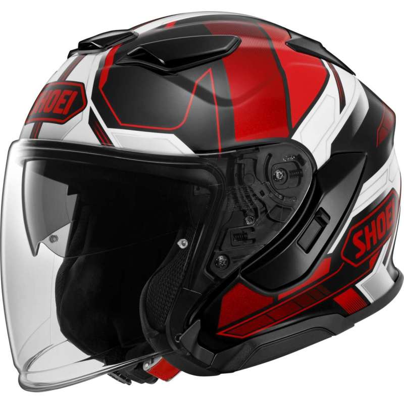 Jethelm Shoei J-Cruise 3 Whizzy TC-1 schwarz-rot-weiss