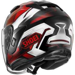 Casque jet Shoei J-Cruise 3 Whizzy TC-1 noir-rouge-blanc