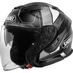 Casque jet Shoei J-Cruise 3 Whizzy TC-5 noir-gris