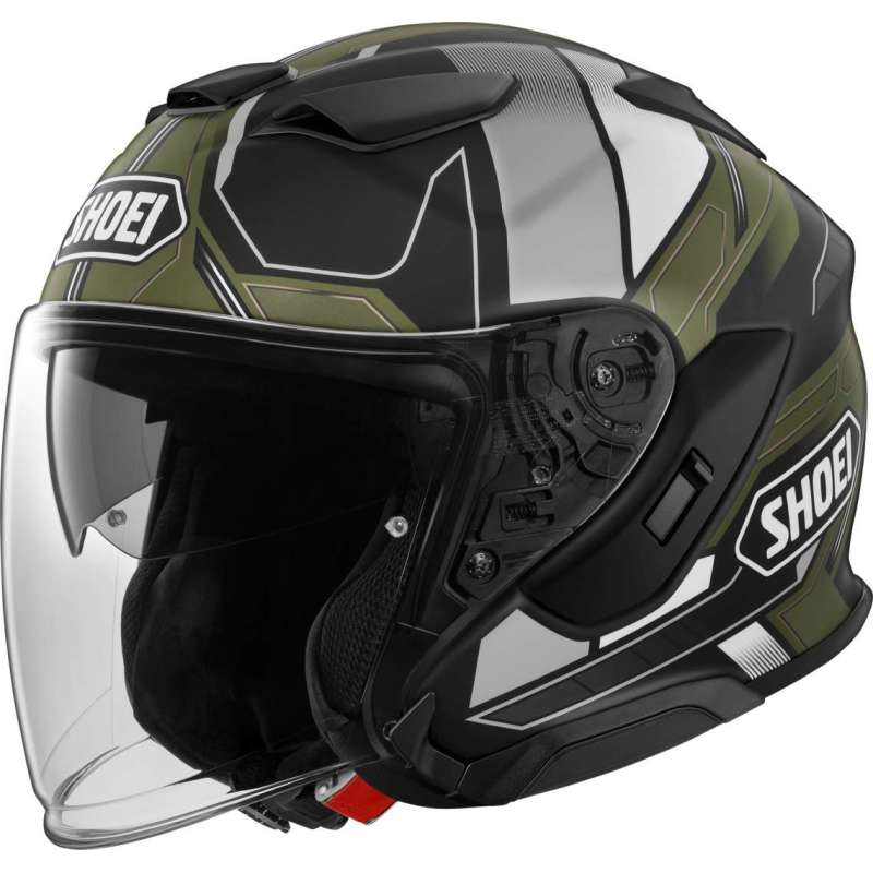 Jethelm Shoei J-Cruise 3 Whizzy TC-11 schwarz matt-olive