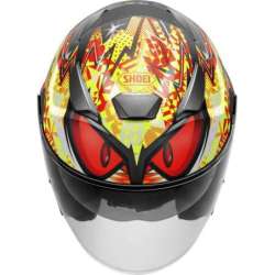 Casque jet Shoei J-Cruise 3 Inspired TC-1, noir-jaune-orange