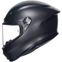 Casque intégral AGV K6 S Mono Uni noir mat