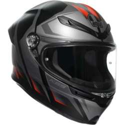 Casque intégral AGV K6 S Karve mat noir gris rouge