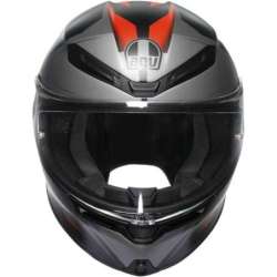 Casque intégral AGV K6 S Karve mat noir gris rouge