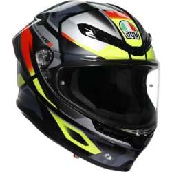 Casque intégral AGV K6 S Erazer noir rouge jaune
