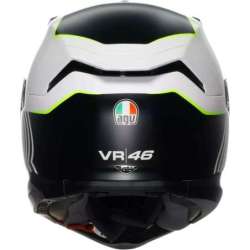 Casque intégral AGV K7 Super 46 noir blanc