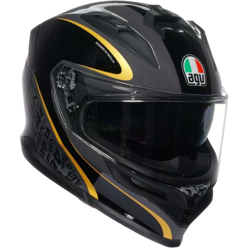 Integralhelm AGV K7 Flow 46 schwarz grau bronze