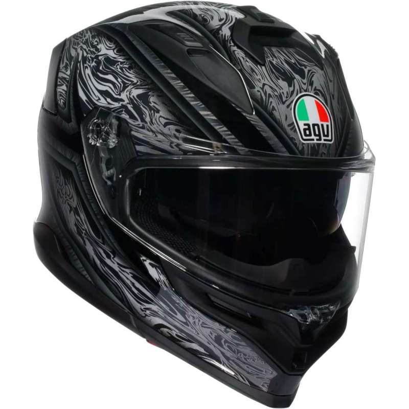 Casque intégral AGV K7 Damascus noir argent