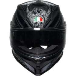 Integralhelm AGV K7 Damascus schwarz silber