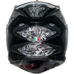 Integralhelm AGV K7 Damascus schwarz silber