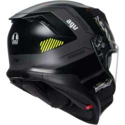 Integralhelm AGV K7 Kyber matt grau gelb
