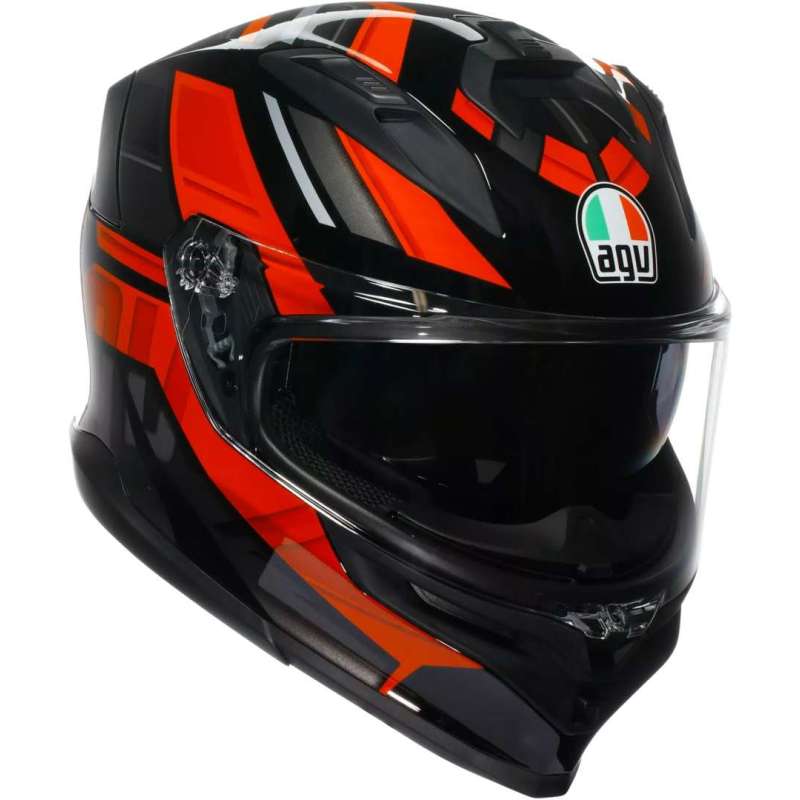 Integralhelm AGV K7 Taurax schwarz rot