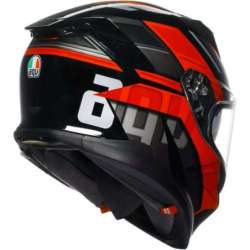 Integralhelm AGV K7 Taurax schwarz rot