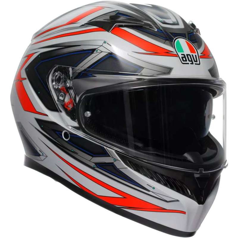 Casque intégral AGV K3 Space mat blanc rouge