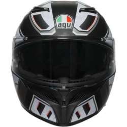 Casque intégral AGV K3 Rivia mat noir blanc