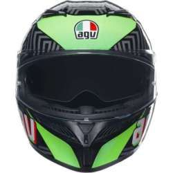 Casque intégral AGV K3 Kamaleon noir rouge vert
