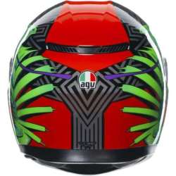 Integralhelm AGV K3 Kamaleon schwarz rot grün
