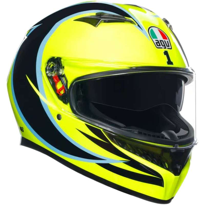 Casque intégral AGV K3 Rossi WT Phillip Island 2005 jaune