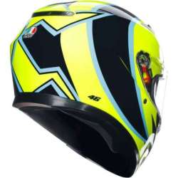 Integralhelm AGV K3 Rossi WT Phillip Island 2005 gelb