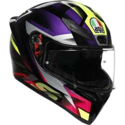 Casque intégral AGV K1 S Fastlap noir violet rose