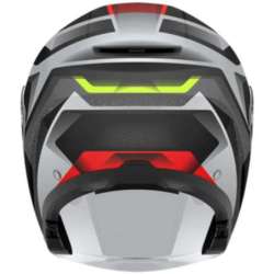 Casque jet AGV Irides Zurigo noir rouge jaune