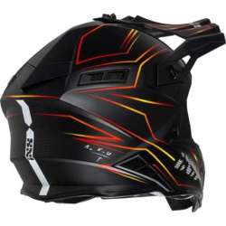 Motocross Helm iXS189FG 2.0 schwarz matt rot
