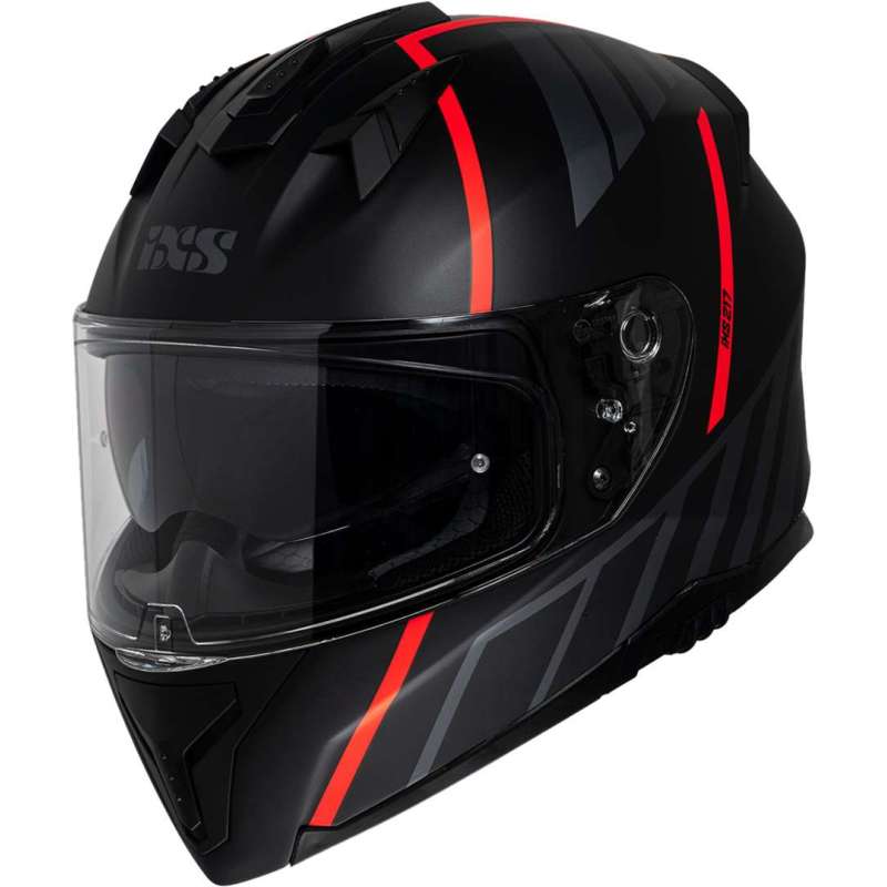Integralhelm iXS217 2.0 schwarz matt rot