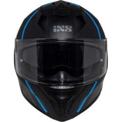 Integralhelm iXS217 2.0 mattschwarz hellblau
