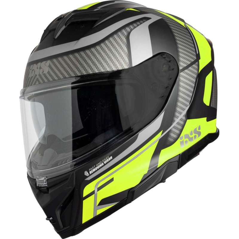 Fullface-Helm iXS912 SV 2.0 Blade neonschwarz gelb