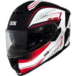 Casque intègrale iXS422 FG 2.2 blanc mat rouge