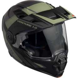 Offener Helm Venture 1.0 schwarz anthrazit olive matt