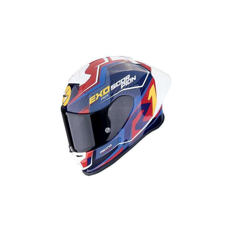 Integralhelm SCORPION EXO-R1 EVO II AIR COUP Blau-Rot-Gelb
