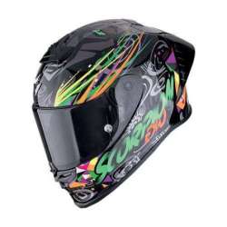 Integralhelm SCORPION EXO-R1 EVO II AIR SAVAGE Schwarz-Grün-Orange