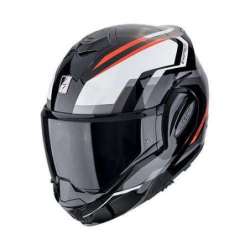 Casque Modulable SCORPION EXO-TECH EVO FURIO Noir-Rouge
